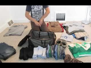 aprenda a arrumar uma mala