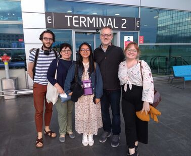 Odjezd studentky do Švýcarska