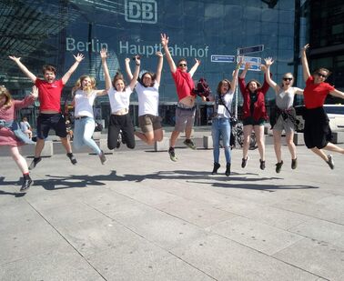 Vítání studentů, kteří přijeli z YESu :)