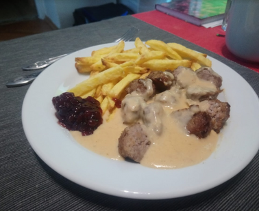 Köttbullar med brunsås (Švédsko)