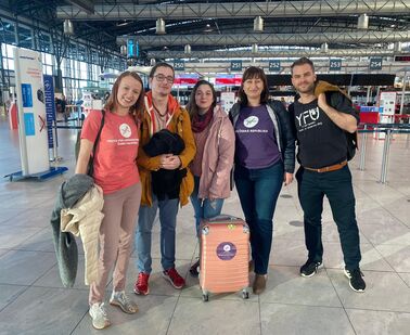 Odjezd studentky do Uruguaye