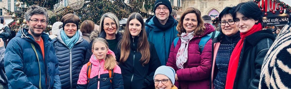 Předvánoční setkání hostitelských rodin